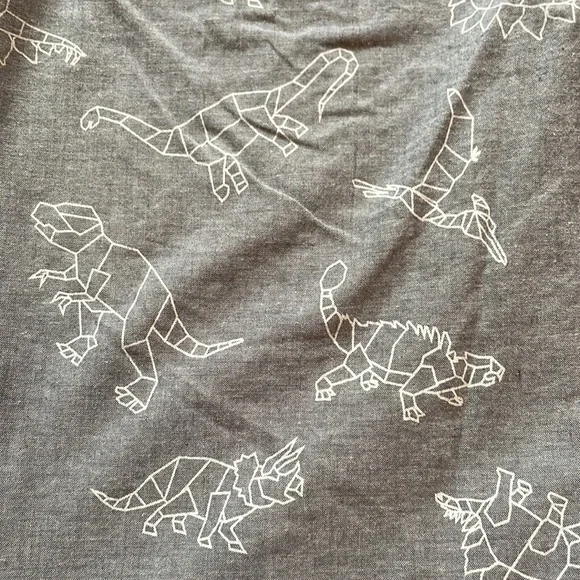 NWT Cat & Jack Grey Dino Button Down - Picture 8 of 8